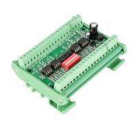 Fabater Module Convertisseur de Niveau de Signal SquareWave à 8 Canaux 5 V 24 V, Isolateur Optocoupleur NPN PNP vers NPN 10 MHz, Carte de Correspondance d'interface PLC MCU avec Commutateur DIP