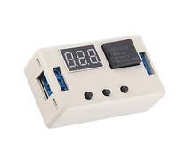 Fabater Module de Commutateur de Commande d'automatisation de Relais de Minuterie Réglable à Affichage LED 12 V, Minuterie Numérique avec Isolation Optique, Module de Relais PLC de qualité
