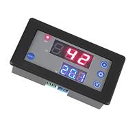 Fabater Module de Relais de Temporisation 12V, Minuterie de Cycle, LED Numérique, Double Affichage 0-999s/m/h, 18 Modes 10A