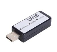 Fabater Module D'isolation de Signal Numérique, Isolateur USB 480 Mbps intégré Prenant en Charge la Puce ADUM3165, Carte de Protection de Couplage USB (Black)