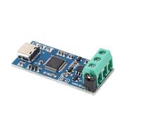 Fabater Module USB vers CAN, Adaptateur Convertisseur Alimentation Type C, CAN 2.0A 2.0B FD, for Analyse de Bus et Analyse de Données avec Indicateur LED