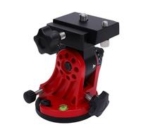 Fabater Montant équatorial pour Sky Watcher et Star Field, Base de Latitude de Télescope en Alliage en Aluminium (EQ), Siège de Réglage de Latitude à 90 Degrés, Fil de 3/8 Pouces (Rouge)