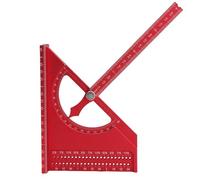 Fabater Multi -ngle-Malem of Squares Précise Clear Benchmark Stable Design pour les Amateurs de Travail du Bois (rouge)