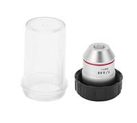 Fabater Objectif Achromatique, Grossissement 1X, Champ de Plus Grand, Objectif de Microscope à Image Plus Lumineuse, Achromatique à Faible Puissance avec Filetage RMS Universel 20,2 Mm pour