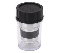 Fabater Objectif de Microscope 100X Taille RMS, Remplacement de Lentille d'Objectif Professionnel Résistant aux Chutes pour la Recherche Chimique et Physique des Cellules, Alliage d'aluminium en