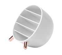 Fabater Organisateur de Maquilage, Organisateur de Brillant à Lèves 5 Compartiments Permettant D 'écononomiser de L ' Espace pour la Salle de Bain (White)