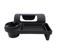 Fabater Organisateur élégant de Porte-gobelet de Fenêtre de Voiture avec Plateau de Rangement, Conception D'installation Facile pour un Espace de Siège Propre, Ajustement Universel pour une variété