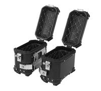 Fabater Page Boîte de Moto 18L Capacité de sécurité de L'autocollant d'eau de Blocage Réfléchissant Idéal pour Les Longs Trajets en Aluminium en Aluminium en en