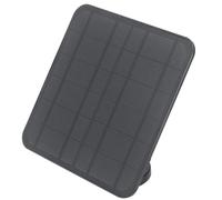 Fabater Panneau Solaire pour Caméra Annulaire, Chargeur Solaire à Charge Rapide IP65 12 W avec Support Mural Réglable à 360° pour Batterie de Projecteur Annulaire Stick Up (BLACK)