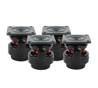 Fabater Paquet de 4 Roulettes de Nivellement Robustes, de Réglage de Niveau de Roue à Rouleaux Industrielle GD-60F, capacité de Charge de 500 Kg en Métal et Plastique pour équipement de Déplacement de
