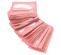 Fabater Patchs Jetables en Papier greffé pour Cils, 100 Paires de Coussinets d'extension de Faux Cils Inférieurs avec Oxygène Collagène, Courbe à 63 °, Non Pelucheux, Patchs Hydratants pour les