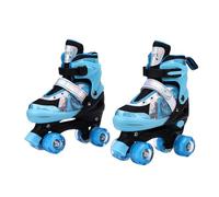 Fabater Patin à roulettes, Réglable, Roues PU Lumineuses, Roulements ABEC | Patins à roues alignées pour enfants, cadre PP et PU, Triple protection de la cheville, tailles S M L, patinage extérieur