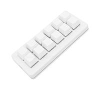 Fabater Pavé Macro à 12 Touches Programmable, Filaire (White) | Utilisation Simultanée de Plusieurs Appareils, D'une Seule Main, Durée de Vie de 50 Millions de Frappes, Plug and Play