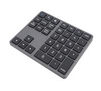 Fabater Pavé Numérique sans Fil, pavé Numérique Bluetooth 5.0 3.0 avec Récepteur 2,4 G, Clavier Numériques Portable à 35 Touches pour Ordinateur Portable, Ordinateur de Bureau, PC (Gray)
