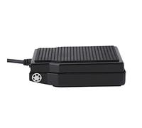 Fabater Pédale de Sustain pour Clavier électronique Piano Numérique, Pédale Forte Universelle avec Coque en Acier Haute Résistance et Silicone, de Piano Antidérapante Noire (BLACK)