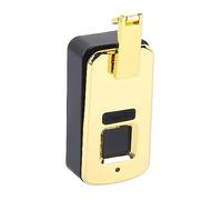 Fabater Petite Sorrure à Empreintes Digitals Clé, Serrure À Empreintes DIGITALES n Alliage D 'RECHARGAGE Aluminum, ÉCONOMIE D ' ÉNERGIE 3,7 V Les en Plein AIR AIR (Gold)