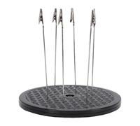 Fabater Plateau Tournant de Peinture de Modèle, Base Rotative pour Projets D'artisanat, Rotation à 360 Degrés avec Tiges à Clamp/Holder pour Modélistes et Artistes