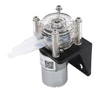 Fabater Pompe Péristaltique à Haut Débit 500 Ml/min, Pompe Doseuse Résistante à la Corrosion avec Tête en PC Transparente et Vis en Acier Inoxydable, à Eau Industrielle Silencieuse et Longue Durée