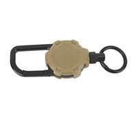 Fabater Porte-clés Magnétique Rétractable en Fil d'acier Inoxydable Robuste, Porte-clés Extensible de 70 Cm, Mousqueton à Boucle Facile à Tirer pour Ceinture, Sac à Dos, Anti-Perte (Couleur du Limon)
