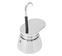 Fabater Pot Moka à Bec Unique en Acier Inoxydable, Cafetière à Latte à Verser à la Main, Cafetière à Expresso Classique pour la Maison, le Bureau et le Camping, à Infusion Facile de 6 Tasses (50ML)
