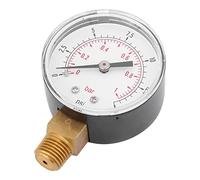 Fabater Précision Basse Pression pour l'eau D' d'air 0-15psi / 0-1bar BSPT Connexion Manomètre Portable avec Métal électrique Stable