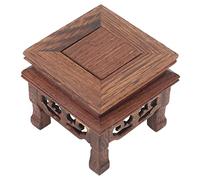 Fabater Présentoir en Bois Rétro, Petit Support en Bois Stable et Durable pour Plantes, Théière, Bijoux, Décoration d'intérieur - Large Application, Support de Rangement Portable