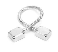Fabater Protecteur de Câble de Boucle de Porte en Acier Inoxydable 401, Couvercle de Cordon blindé Flexible de 20,1 Pouces pour Contrôle d'accès à Montage exposé, Protection de Fil de 8 Mm de