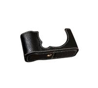 Fabater Pu Leather Camera Premium Camera Macy Chamort Case élégant X-M5 pour les Amateurs de Photographie Case de Protection avec Test de Choc pour les Utilisateurs X-M5 Portables Brown 1 Pack (BLACK)