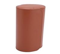Fabater Pu Leather Watch Roll Case Organizer Box pour les Montres de Luxe, les Aliments Doux Protègent contre la Poussière et les Dommages, Sélection de Cadeaux (2 compartiments 700 ml)