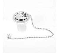 Fabater Raccord étanche de Vidange D'évier de Cuisine de Camping-car, pour Yachts de Camping-car, Acier Inoxydable ABS de 1.1 Pouces