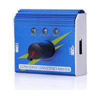 Fabater RC Servo Testeur Moteur ESC Checker Master pour Avion RC Voiture Bateau Hélicoptère, 3 Modes Manuel Neutre Automatique, Alliage d'aluminium 4,8-6 V DC, Test 1-3 Servos ESC Synchronisme