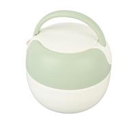 Fabater Récipient Alimentaire isolé Thermique en Acier Inoxydable, Pot de Nourriture Chaude étanche pour Adultes étudiants, Cuillère Portable (GREEN)