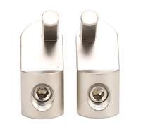 Fabater Réducteurs D'entrée D'amplificateur en Métal Haute Résistance, 1 Paire D'adaptateurs de Bornes de Calibre 4 pour Systèmes Audio de Voiture, Compatibles avec Les Câbles de Calibre 1/0,