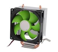 Fabater Refroidisseur de Processeur, Double Caloduc DC12 V 48 CFM, Ventilateur à Roulement Hydraulique à Flux D'air 2000 Tr/min, Faible Bruit 18 DBA, pour LGA 775 1150 1151 1155 1156 (Version non