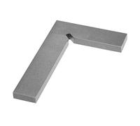 Fabater Règle à Angle Droit 2 Niveaux de Précision, Outils de Mesure Carrés à Bord Plat à 90 Degrés pour Atelier, carré de Précision Industrielle avec Rainure pour le Dégagement des Bavures, Acier