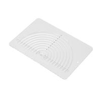 Fabater Règle de Courtepointe Circulaire en Acrylique Transparent Durable, Demi-cercle plié, Règle de Couture de 7,87 X 5,39 Pouces pour une Coupe Parfaite des Cercles, pour le Matelassage et la