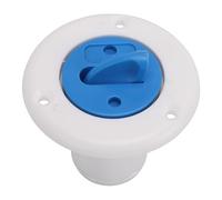 Fabater Remplacement D'entrée D'eau Douce pour Camping-car, Bouchon de Remplissage de Réservoir D'eau, Joint en Plastique ABS, Remplissage de Réservoir de Déchets de Pont Marin pour (WHITE)