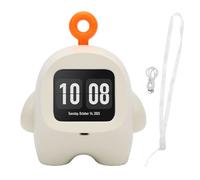 Fabater Robot de Bureau IA, Animal de Compagnie Robot IA Interactif avec personnalité, Chat de Dialogue Intelligent, Compagnon de Bureau avec 37 Langues, Cadeau Technologique (White)