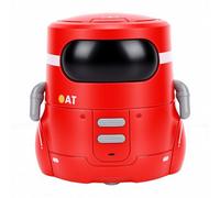 Fabater Robot Intelligent à Commande Vocale pour Enfants - Compagnon Robotique Interactif et Tactile, Capable de Chanter, de Danser et doté D'yeux Lumineux à LED. (Rouge)