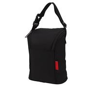 Fabater Sacs de Biberon étanche avec Fermeture éclair et Boucle, Sac de Mémoire de Biberon Pratique pour des Voyages en Famille, des Achats et Plus (Black)