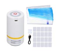 Fabater Sacs de Rangement de Filament 20 PCS avec Kit de Pompe Automatique, Preuve de Poussière Humide Proof Séchage Scellé des Sacs de Rangement à Vide, Accessoires D'imprimante 3D