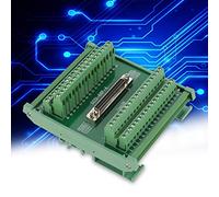 Fabater SCSI68 Module de Terminal de Carte de Dérivation de Connecteur Femelle de Type DB à 68 Broches, Bornier à Vis pour Rail DIN PLC, Module d'interface PCB FR-4 de Haute qualité 48 V 1 A