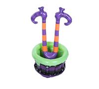 Fabater Seau à Glace Gonflable de Conception de Jambe de Sorcière Fantaisiste de Refroidisseur de Boisson D'explosion pour des événements Extérieurs PVC 69x48x42cm