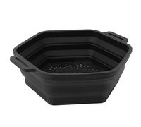 Fabater Seau de Baignoire à Glace Pliable en Silicone, Refroidisseur d'eau Portable Suspendu, Refroidissement Rapide pour la Récupération des Athlètes, Noir 15.38oz