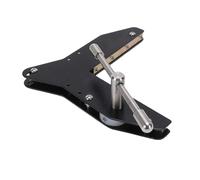 Fabater Serre-joints à onglet pour le travail du bois,serre-joints d'angle robustes en acier au carbone plaqué chrome avec levier ergonomique pour cadres de fenêtres,cadres de portes