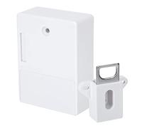 Fabater Serrure d'Armoire, Installation sans Perçage, Double Mode de Déverrouillage, Serrure d'Armoire électronique, de Tiroir Intelligente avec Cartes 'identité pour Armoire, Sauna, Casier,