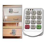 Fabater Serrure électronique Intelligente de Porte d'armoire avec Clavier Numérique, Serrure à Code de Mot de Passe pour le Stockage, sans n Alliage de Zinc pour Salle de Bain, Casier, Salle