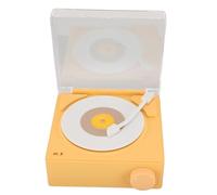 Fabater Small -Loud Haut-parleur Numérique ALARME DIGIONNELLE COMPACTEMENT STYLE Rétro Multifonctionnelle pour le Bureau de la Chambre (YELLOW)