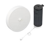 Fabater Station de Chargement pour Ultimate Ears UE Boom 3/Megaboom 3/Blast/Megablast, Station de Base avec Support de Chargeur avec Port USB Supplémentaire, Câble USB (White)