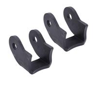 Fabater Support D'amortisseur à Souder à Performance Améliorée, Support D'essieu incurvé en Acier Robuste pour Remorque Tout-terrain de Berline, 1 Paire